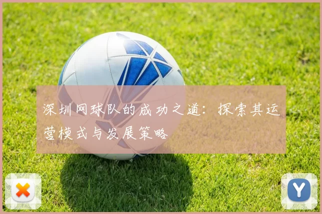 深圳网球队的成功之道：探索其运营模式与发展策略